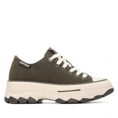 Zapato de mujer REFRESH 173079 Kaki