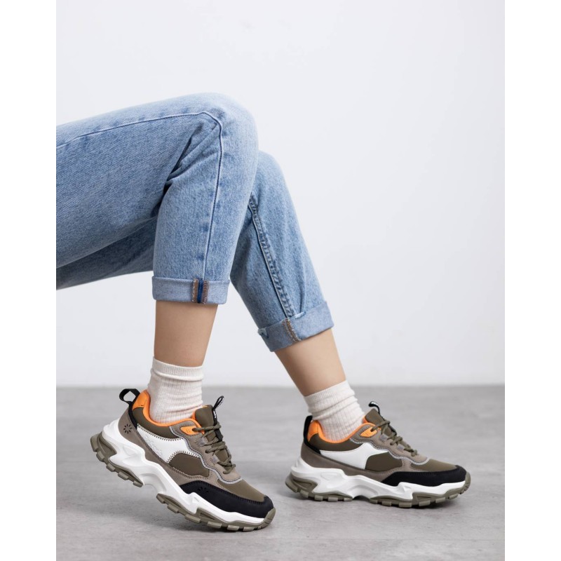 Zapato de mujer REFRESH 173104 Kaki