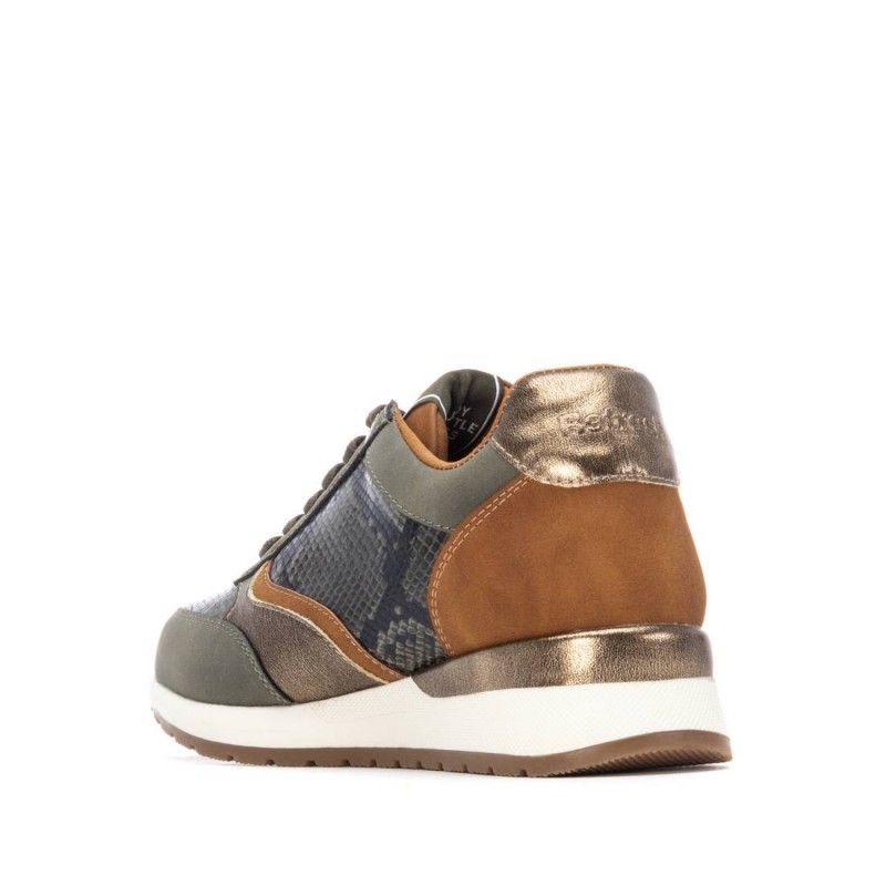 Zapato de mujer REFRESH 173177 Kaki