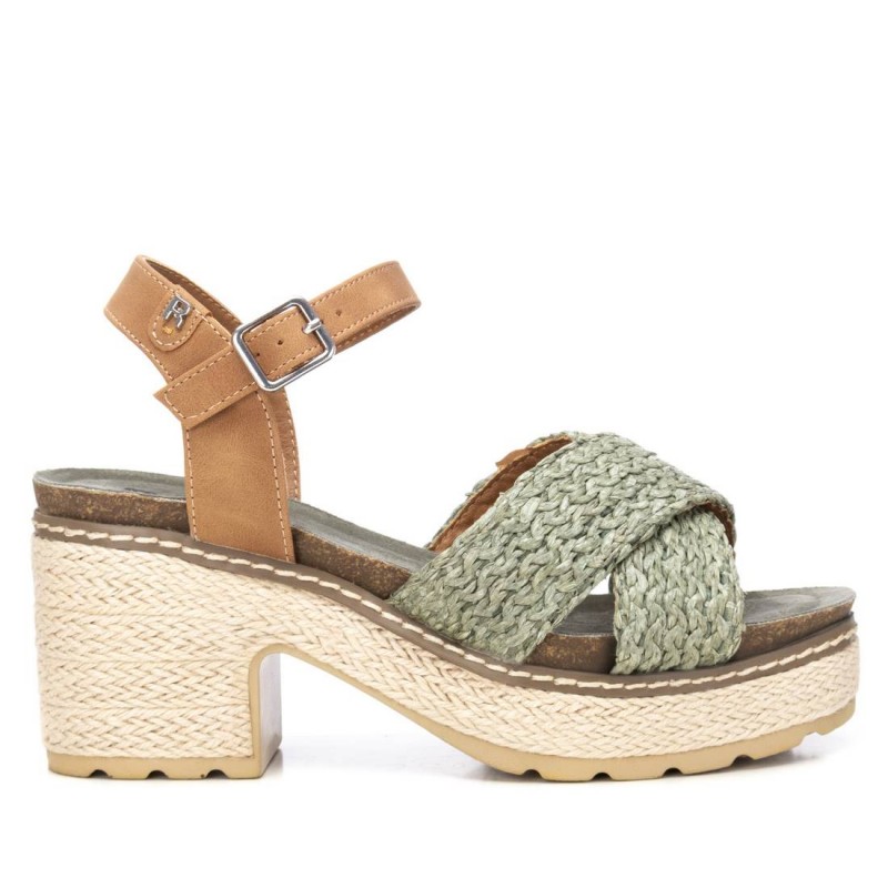Sandalia de mujer REFRESH 172637 Kaki