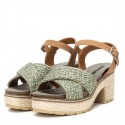Sandalia de mujer REFRESH 172637 Kaki