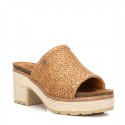 Sandalia de mujer REFRESH 172638 Camel