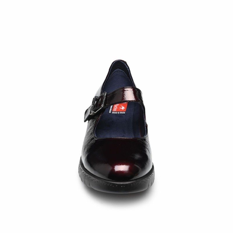 Zapatos de Sport Mujer Fluchos F2247 Burdeos