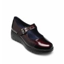 Zapatos de Sport Mujer Fluchos F2247 Burdeos