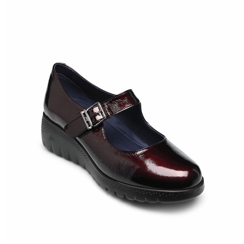 Zapatos de Sport Mujer Fluchos F2247 Burdeos