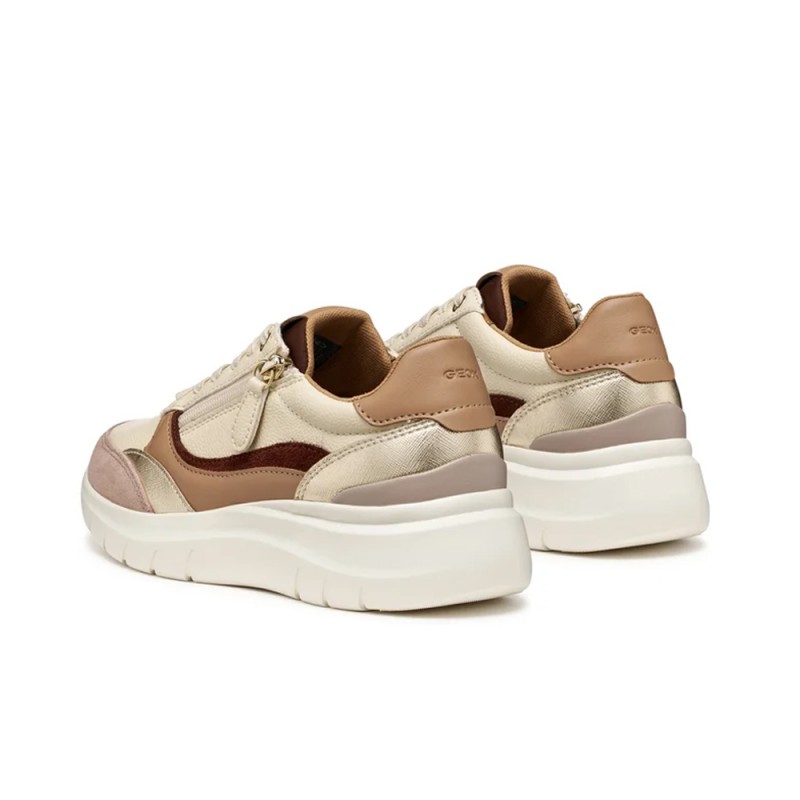 Sneakers Mujer Geox Plumerry Beig