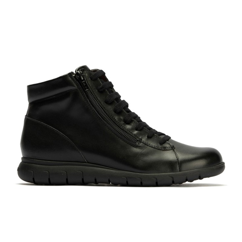 Botines Planos Mujer Pitillos 20214 Negro