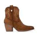 Botines de tacón Mujer Refresh 173014 Camel