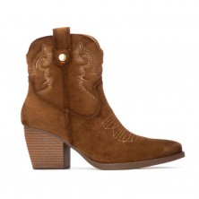 Botines de tacón Mujer Refresh 173014 Camel