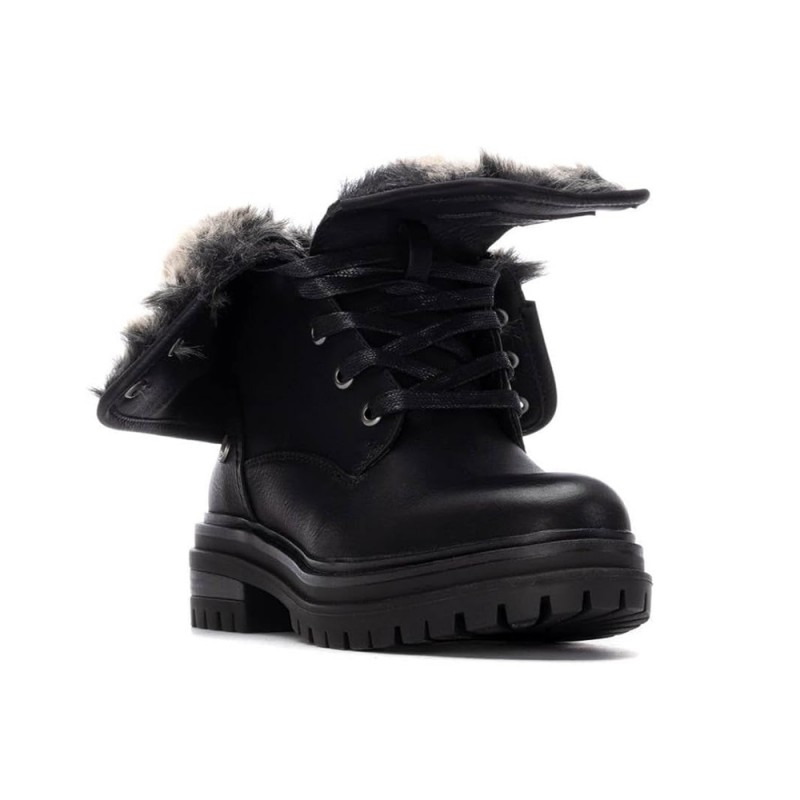 Botines Planos Mujer Refresh 172920 Negro