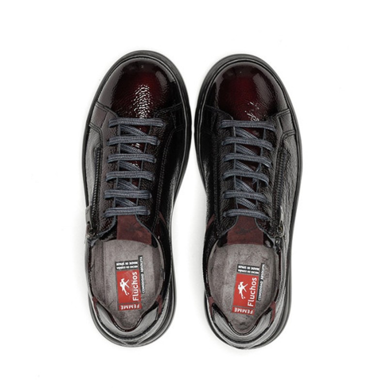 Zapatos de Sport Mujer Fluchos F1666 Burdeos