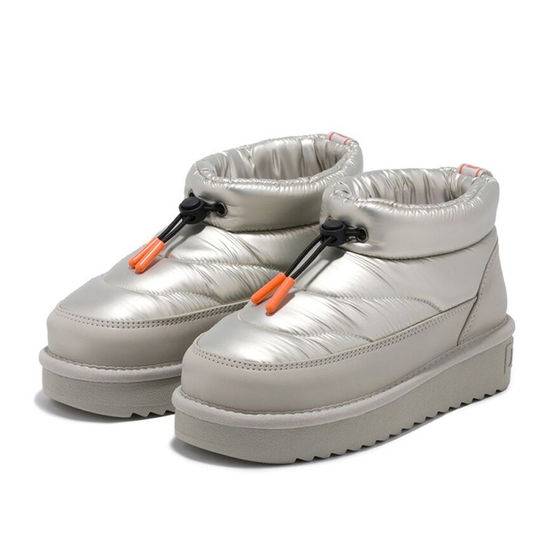 Botines Planos Mujer D.franklin Dfsh370016 Plata