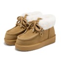Botines Planos Mujer D.franklin Dfsh375006 Cuero