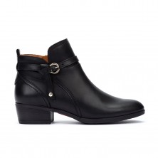 Botines Planos Mujer Pikolinos W1u-8901 Negro