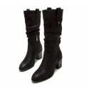 Botas de tacón Mujer Mustang 59357 Negro