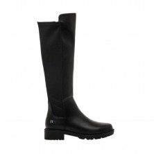 Botas Planas Mujer Mustang Campa Negro