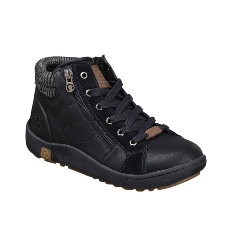 Botines Planos Mujer Coronel Tapiocca T701 Negro