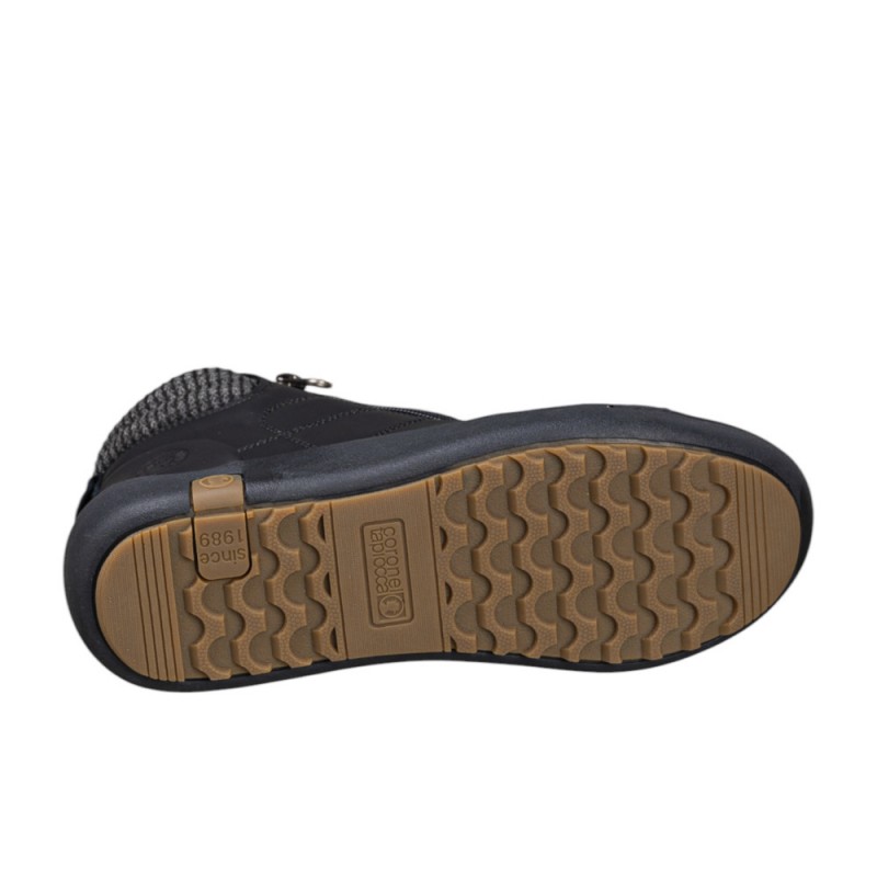 Botines Planos Mujer Coronel Tapiocca T701 Negro