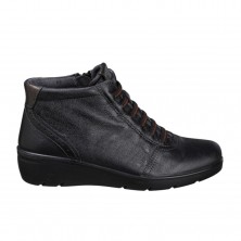Botines Planos Mujer Laura Azaña 26847 Negro
