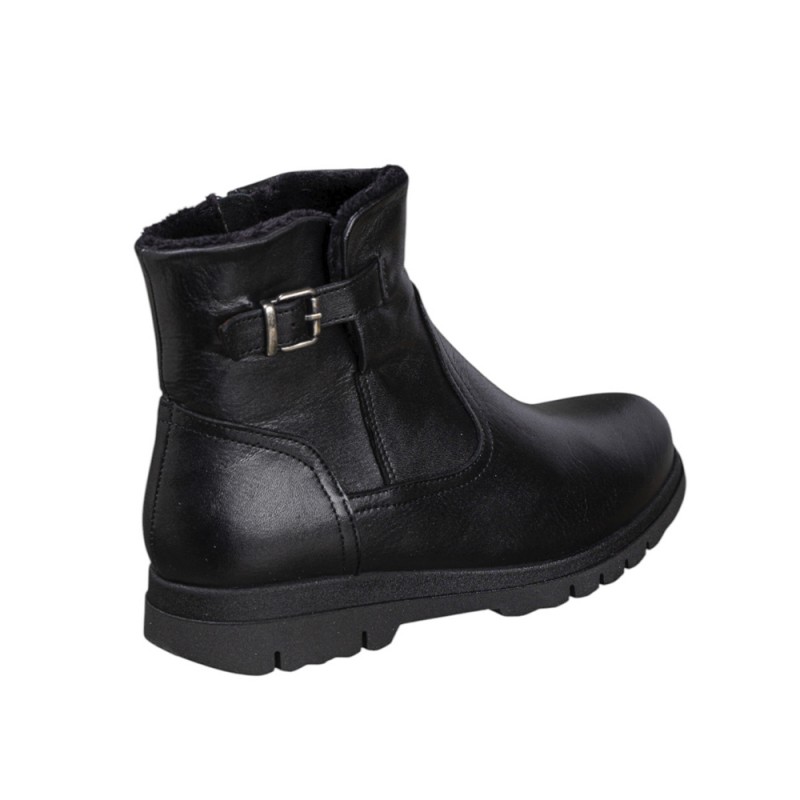 Botines Planos Mujer Zapp 22206 Negro