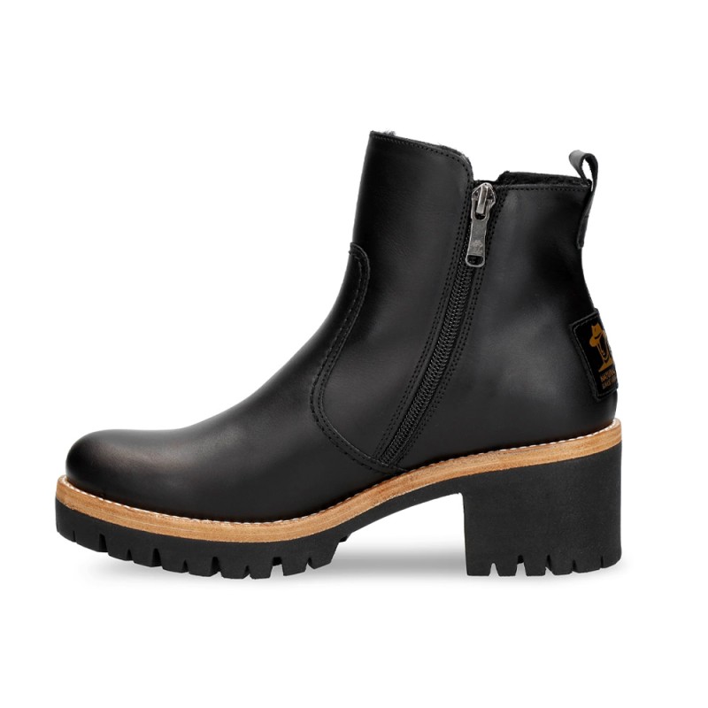Botines de tacón Mujer Panama Jack Pauline Negro