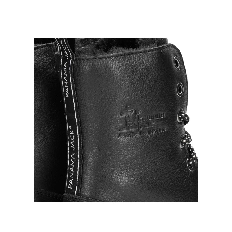 Botines Planos Mujer Panama Jack Frisia Negro
