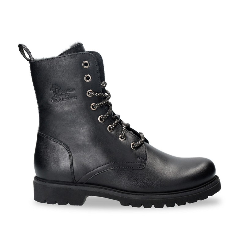 Botines Planos Mujer Panama Jack Frisia Negro