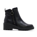 Botines Planos Mujer Porronet 4744 Negro