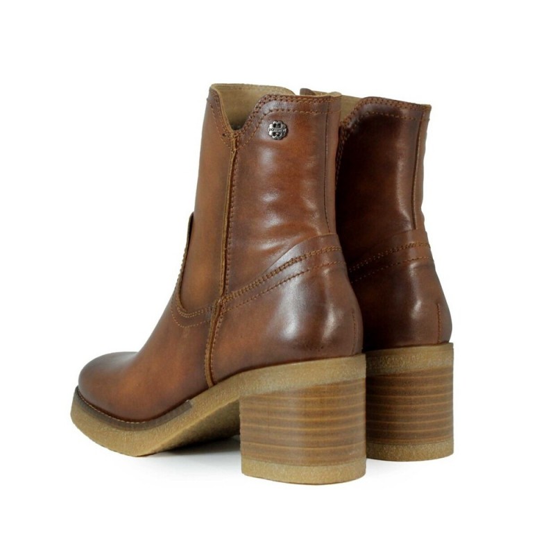 Botines de tacón Mujer Porronet 4762 Cuero