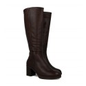 Botas de tacón Mujer Porronet 4782 Moka