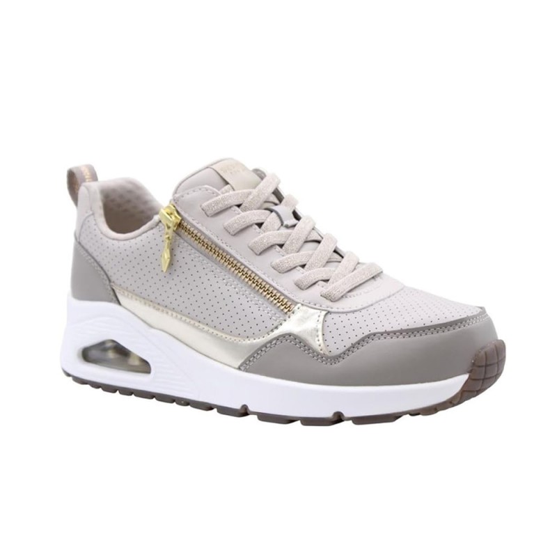 Sneakers Mujer Skechers Uno Taupe