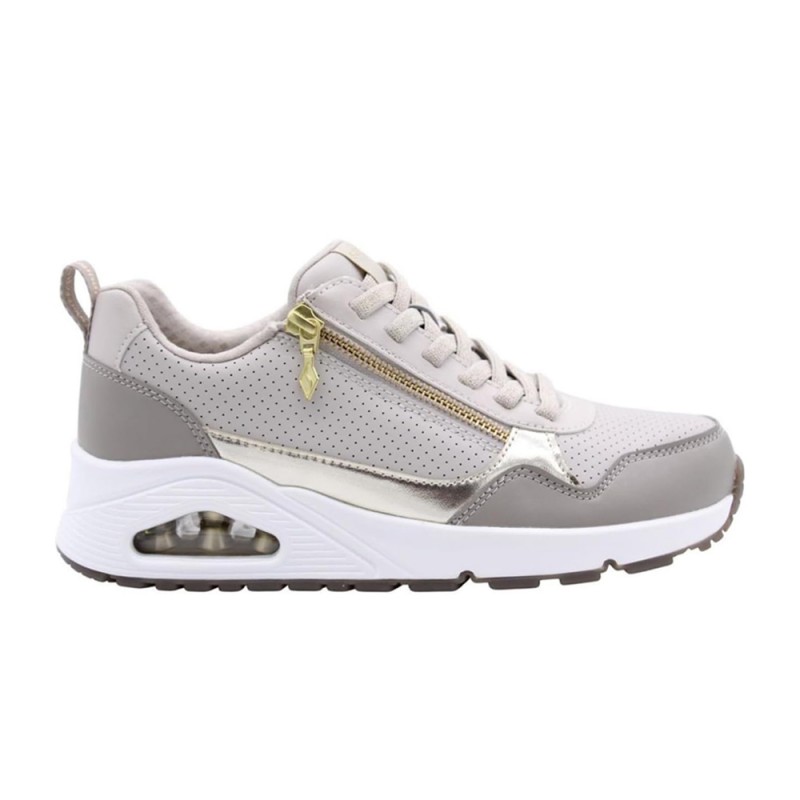 Sneakers Mujer Skechers Uno Taupe