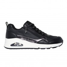 Sneakers Mujer Skechers Uno Negro