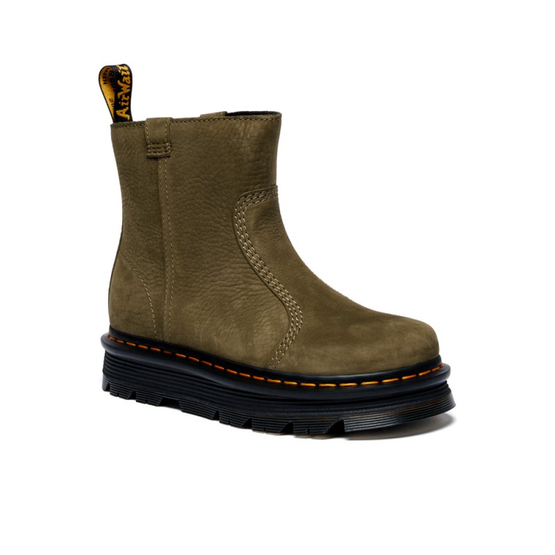 Botines Planos Mujer Dr. Martens Zebzag Verde