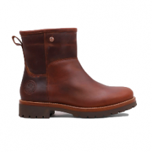 Botines Planos Mujer Panama Jack Grace Cuero