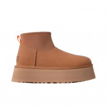 Botines Planos Mujer Ugg W Classic Mini Dipper Cuero