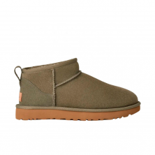 Botines Planos Mujer Ugg Classic Ultra Mini Verde