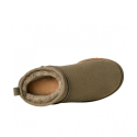 Botines Planos Mujer Ugg Classic Ultra Mini Verde