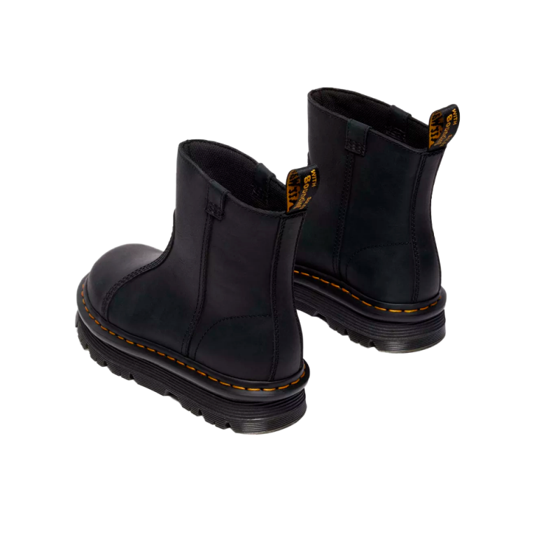 Botines Planos Mujer Dr. Martens Zebzag Negro