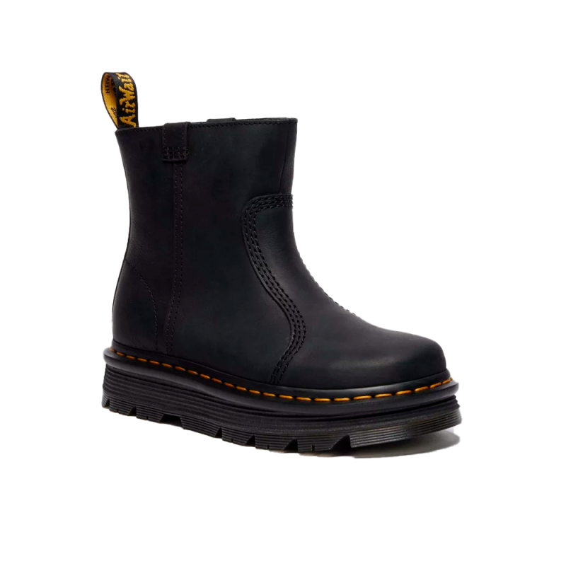 Botines Planos Mujer Dr. Martens Zebzag Negro