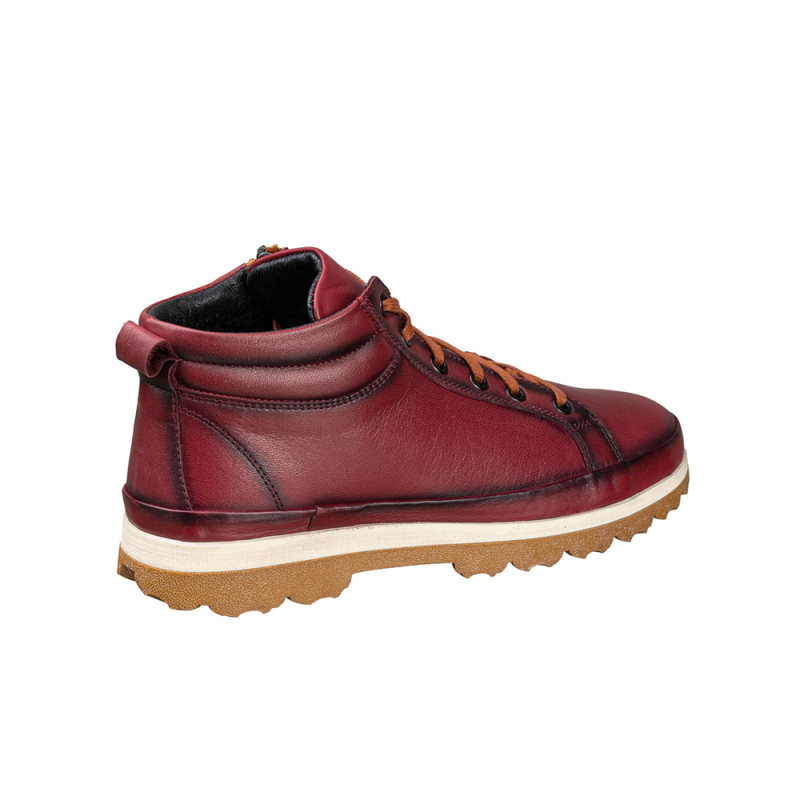 Botines Planos Mujer 48 Hrs 2306 Burdeos