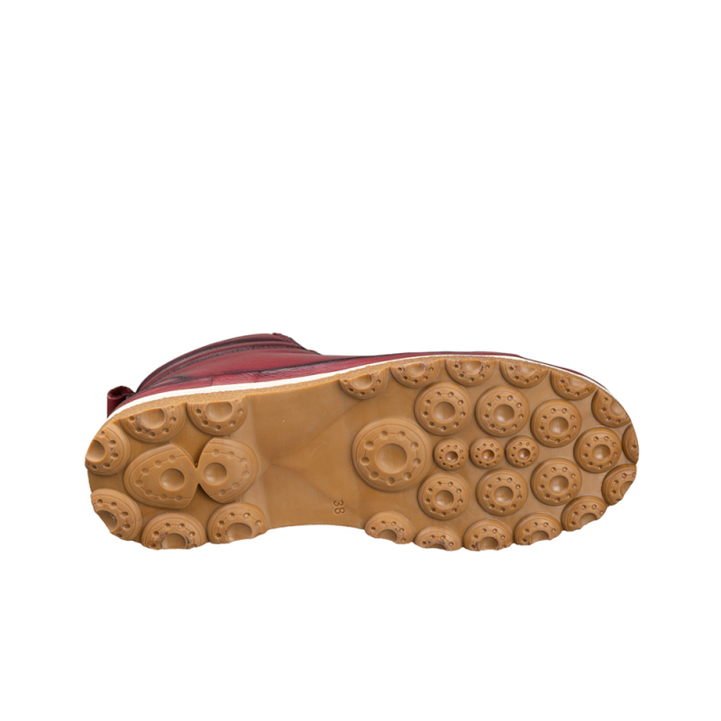 Botines Planos Mujer 48 Hrs 2306 Burdeos