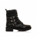 Botines Casual de Mujer MTNG CAMPA Negro 61402