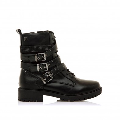 Botines Casual de Mujer MTNG CAMPA Negro 61402