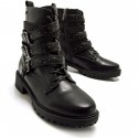 Botines Casual de Mujer MTNG CAMPA Negro 61402