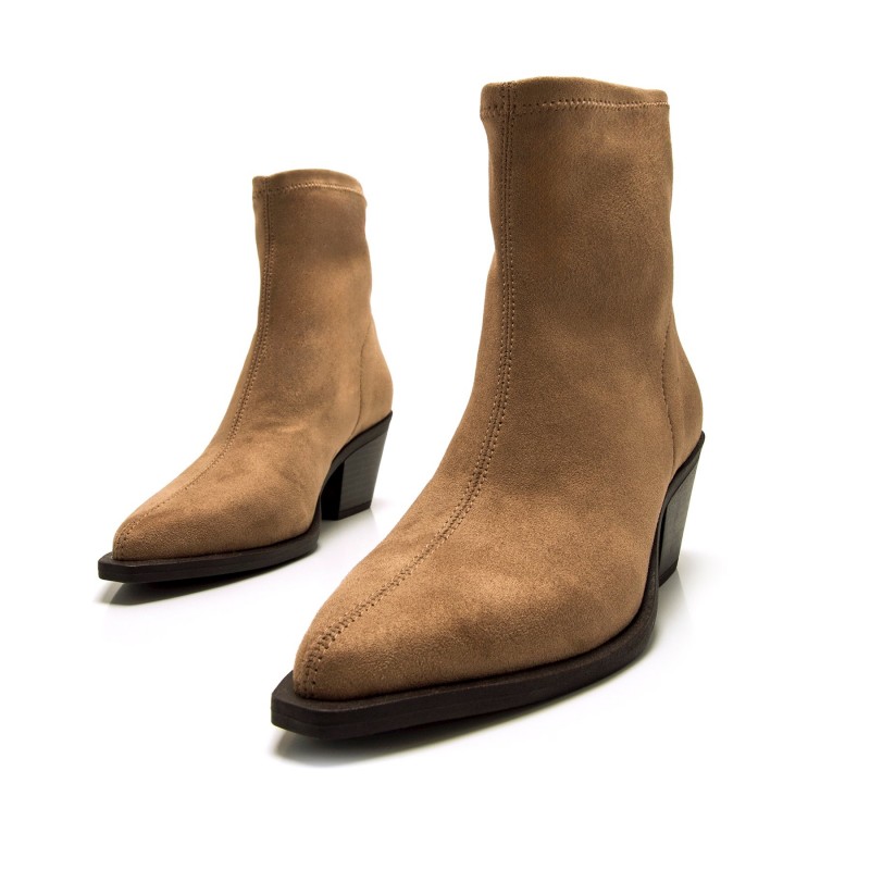 Botines Casual de Mujer MTNG DAPHNE Beige 61438