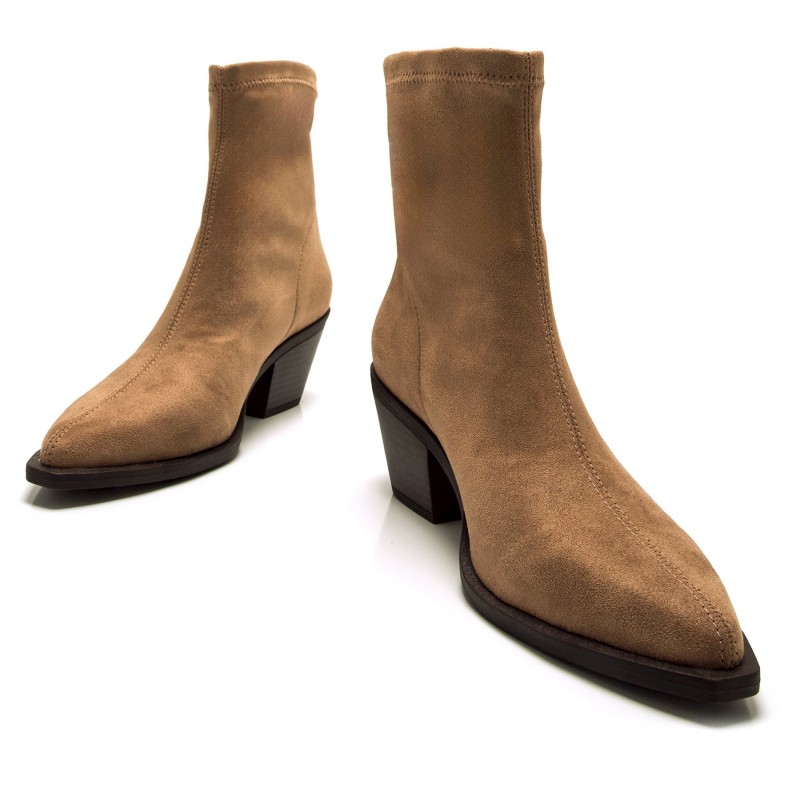Botines Casual de Mujer MTNG DAPHNE Beige 61438