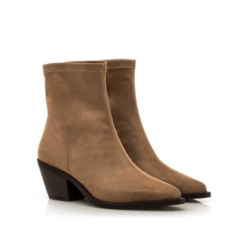 Botines Casual de Mujer MTNG DAPHNE Beige 61438