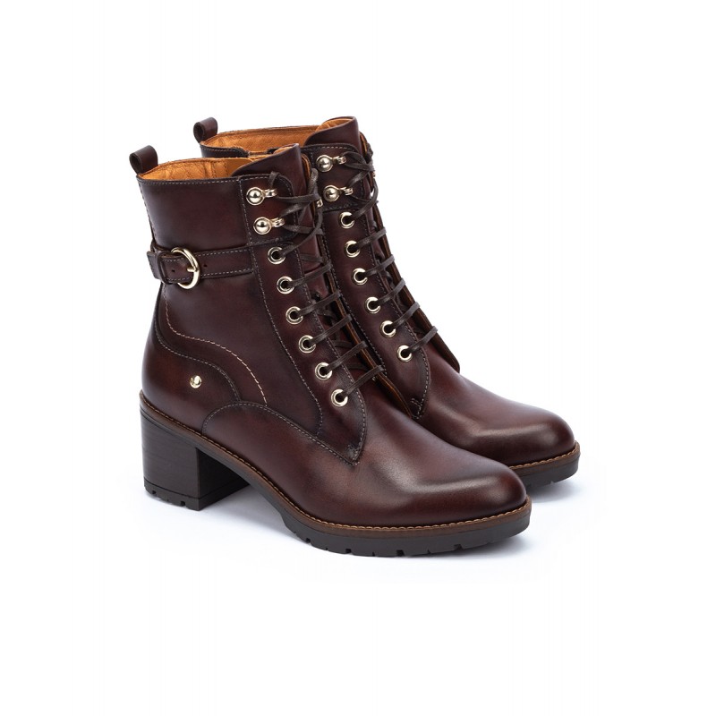 Botines de tacón Pikolinos LLANES W7H marrón