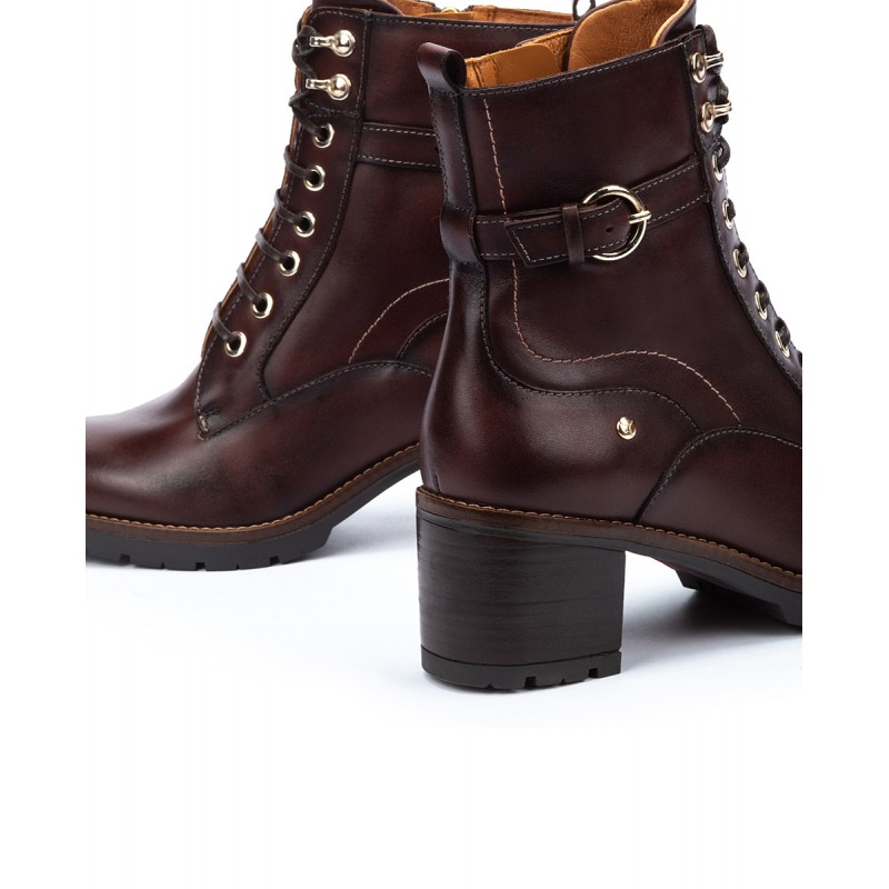 Botines de tacón Pikolinos LLANES W7H marrón